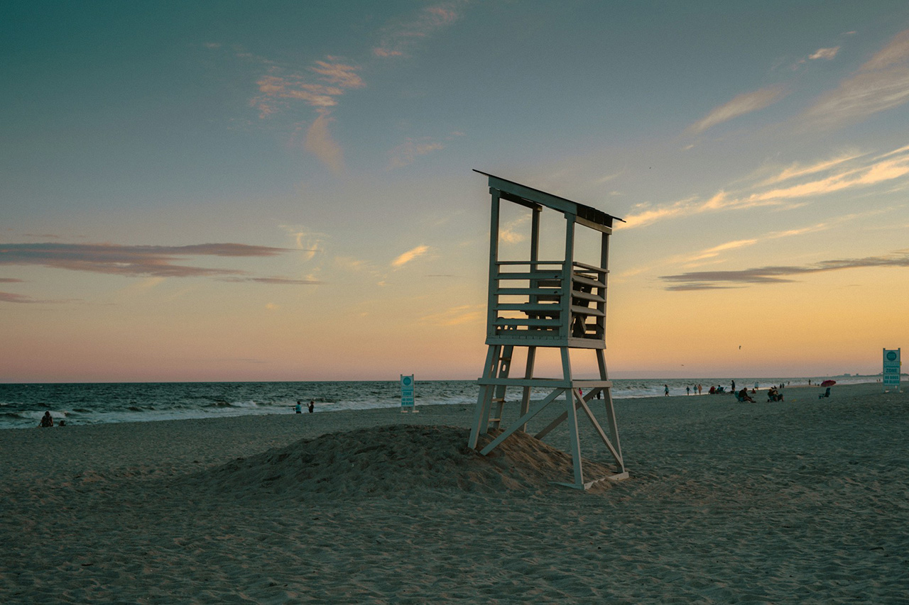 Lifeguard stand in Myrtle Beach